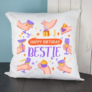 Special Bestie Birthday Cushion